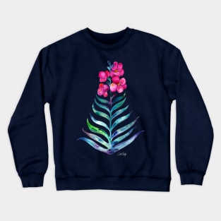 Orchid Bloom Crewneck Sweatshirt